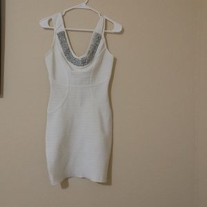 White sexy elegant dress